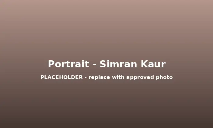 Simran Kaur – placeholder portrait